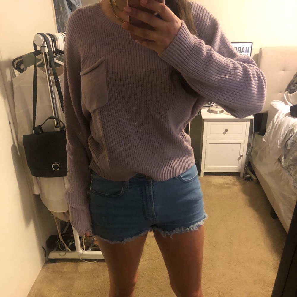 Charlotte Russe Blush Pink Sweater